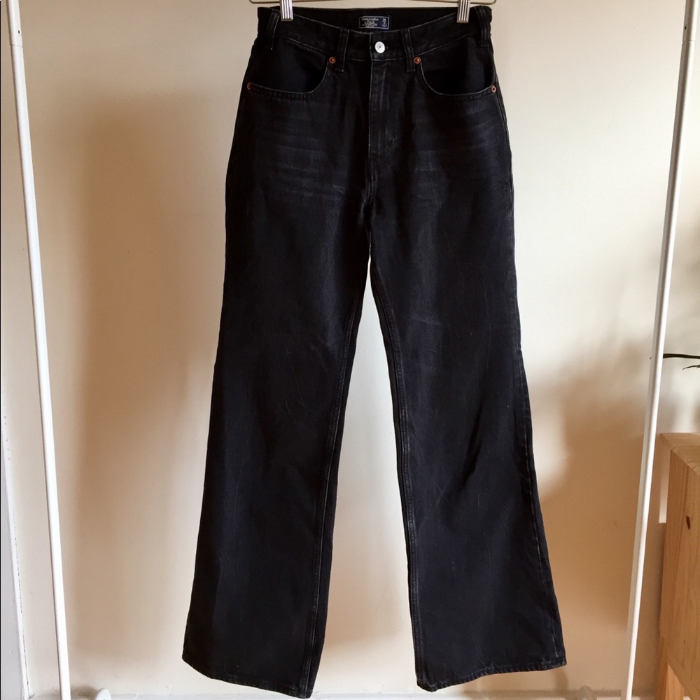 Abercrombie&Fitch Annie High Rise Wide Leg Denim
